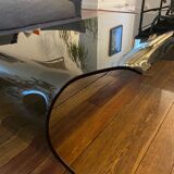 Table glass smoke calligaris