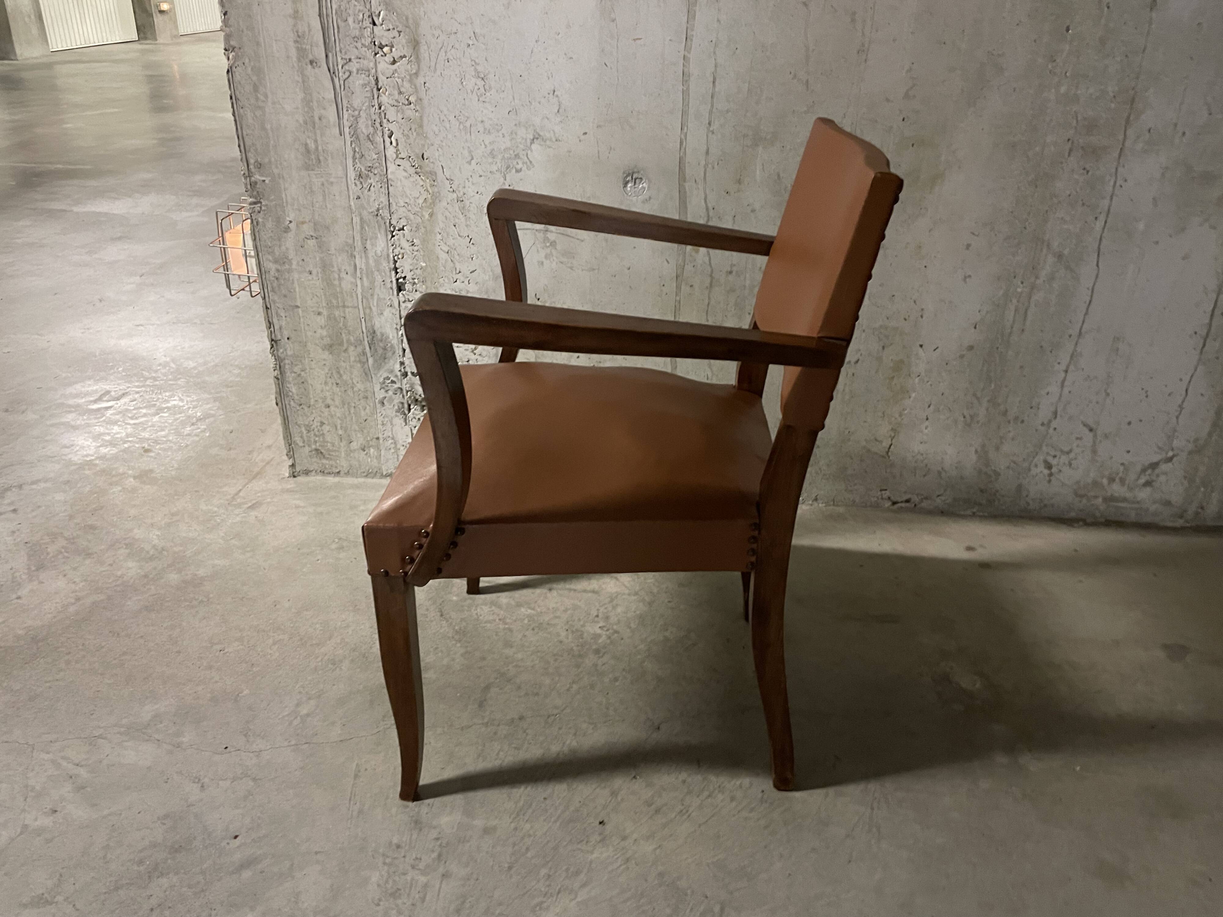 1950s bridge armchair