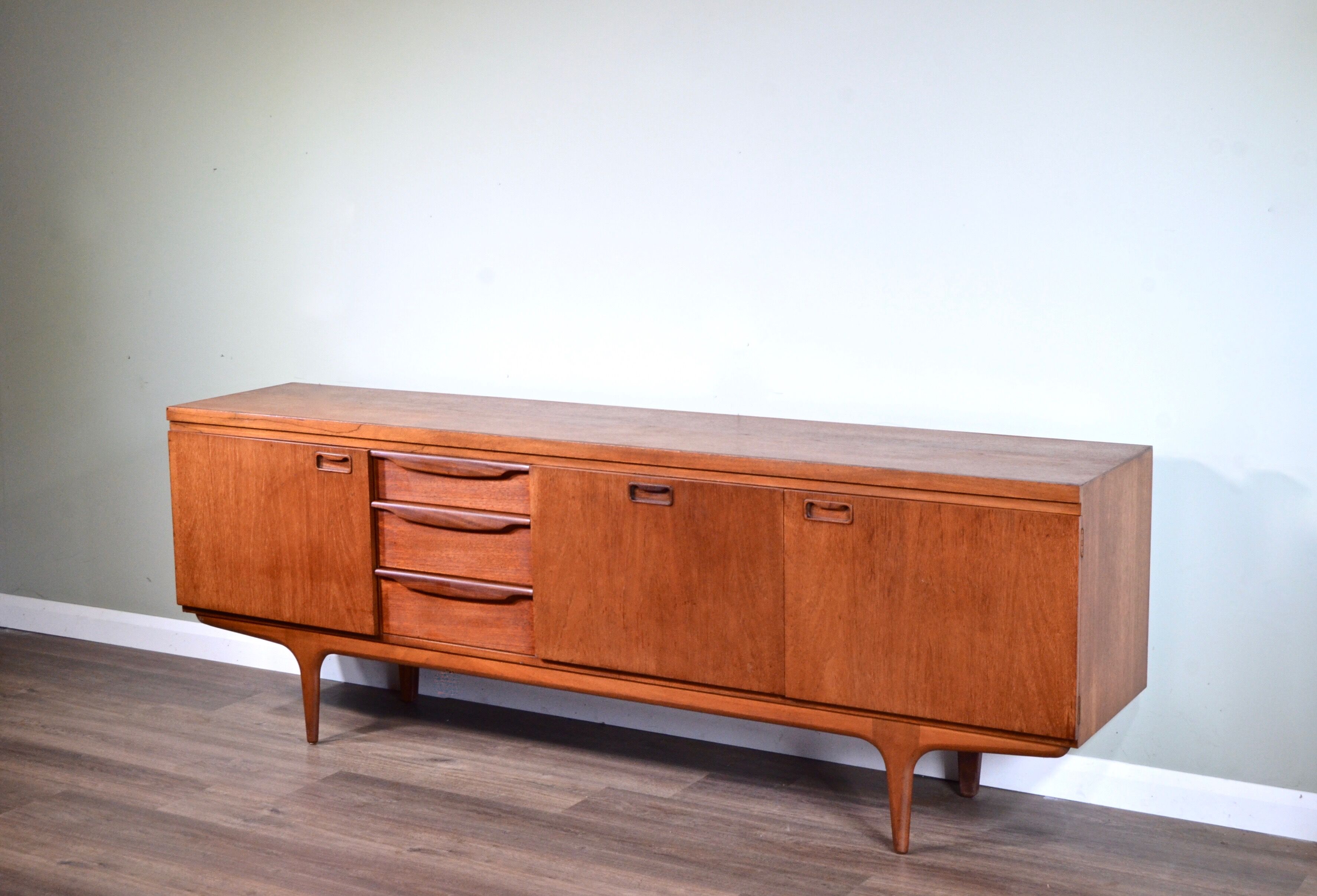 Midcentury Greaves & Thomas Teak And Afromosia Sideboard / Long John. Vintage Modern / Danish Style.