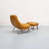 Earth Chair & Hocker by Percival Lafer