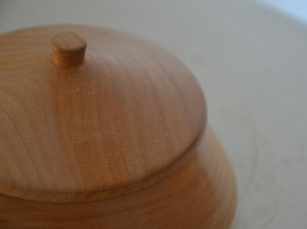 Vintage wooden box signed