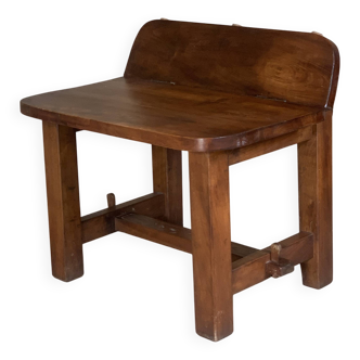 Tabouret brutaliste vintage