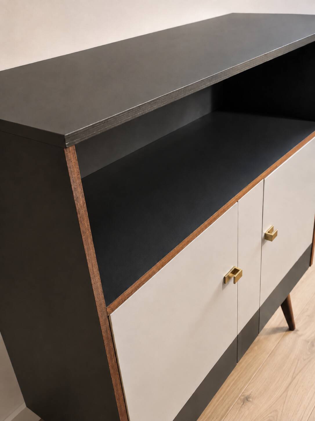 Renovated and restyled vintage sideboard