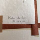 Beach and cliffs in Veules les roses in Normandy, impressionist landscape