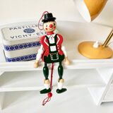 Articulated wooden puppet
