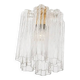 Contemporary Pretty "Tronchi" Murano Glass Flush Mount by Simoeng
