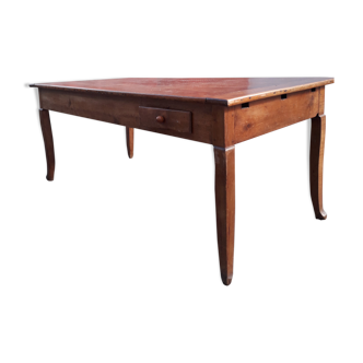 Table de ferme en merisier