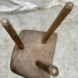 Tabouret art populaire brut