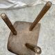 Tabouret art populaire brut