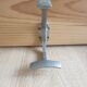 Vintage brushed aluminum hook