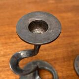 Amadeus candle holders from the Italian Brutalist series by Kurt Jesch for Fratelli Tonini, 1960s, set of 2.