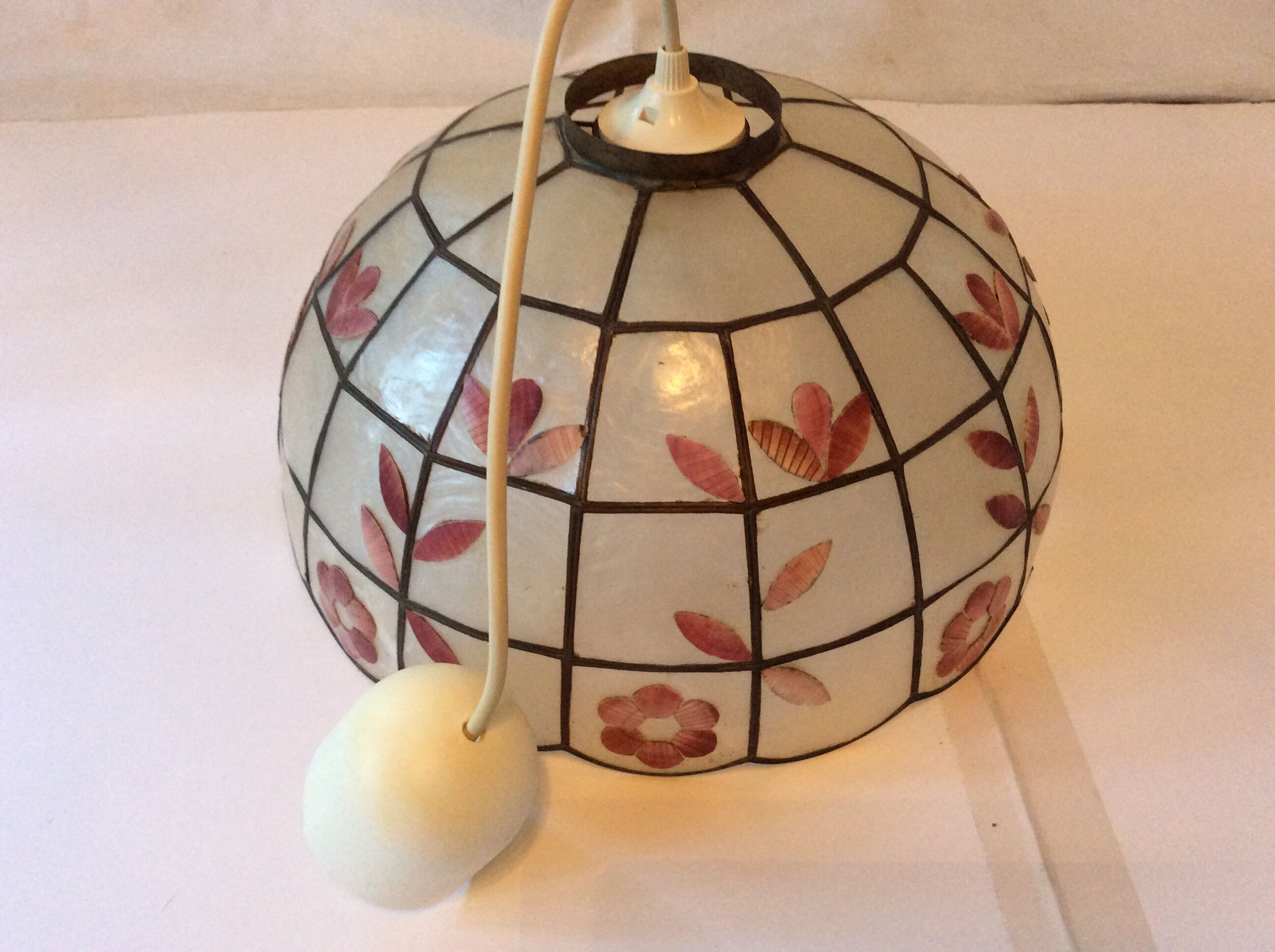 Suspension en nacre vintage
