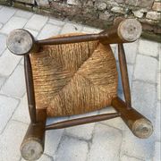 Paire de chaises brutalistes attribuées à Charles Dudouyt