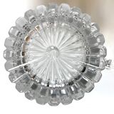 Chiseled crystal ice bucket