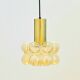 Mid-Century Modern Bubble Glass & Brass Ceiling Light by H. Tynell, 1960s