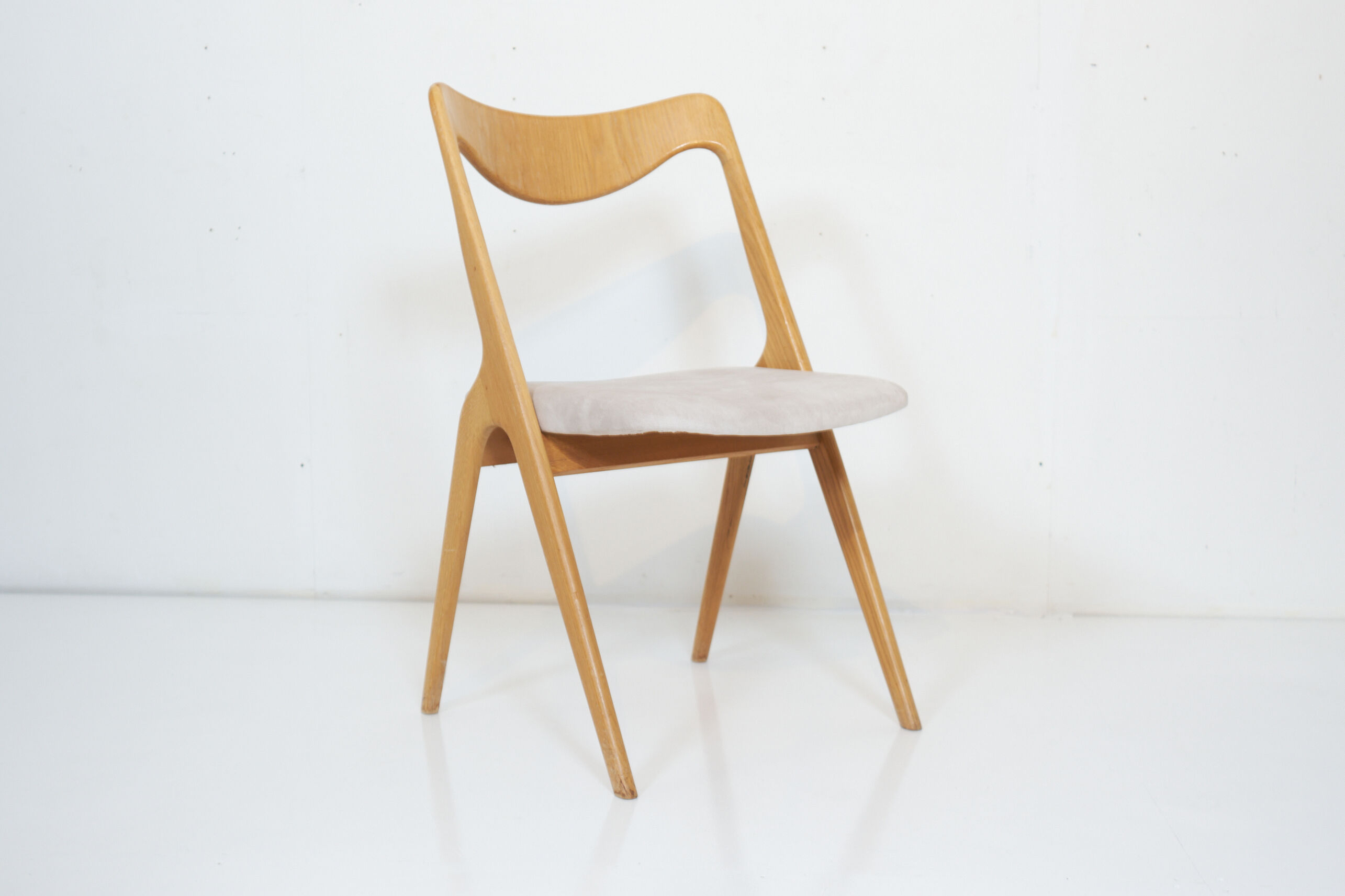 Set of 6 oak chairs by Albin Johansson & Sons 1960