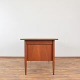 Bureau en teck danois du milieu du siècle par Gunnar Nielsen pour Tibergaard, années 1960.