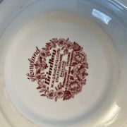 2 assiettes  creuse vintage  anglaise staffordshire england