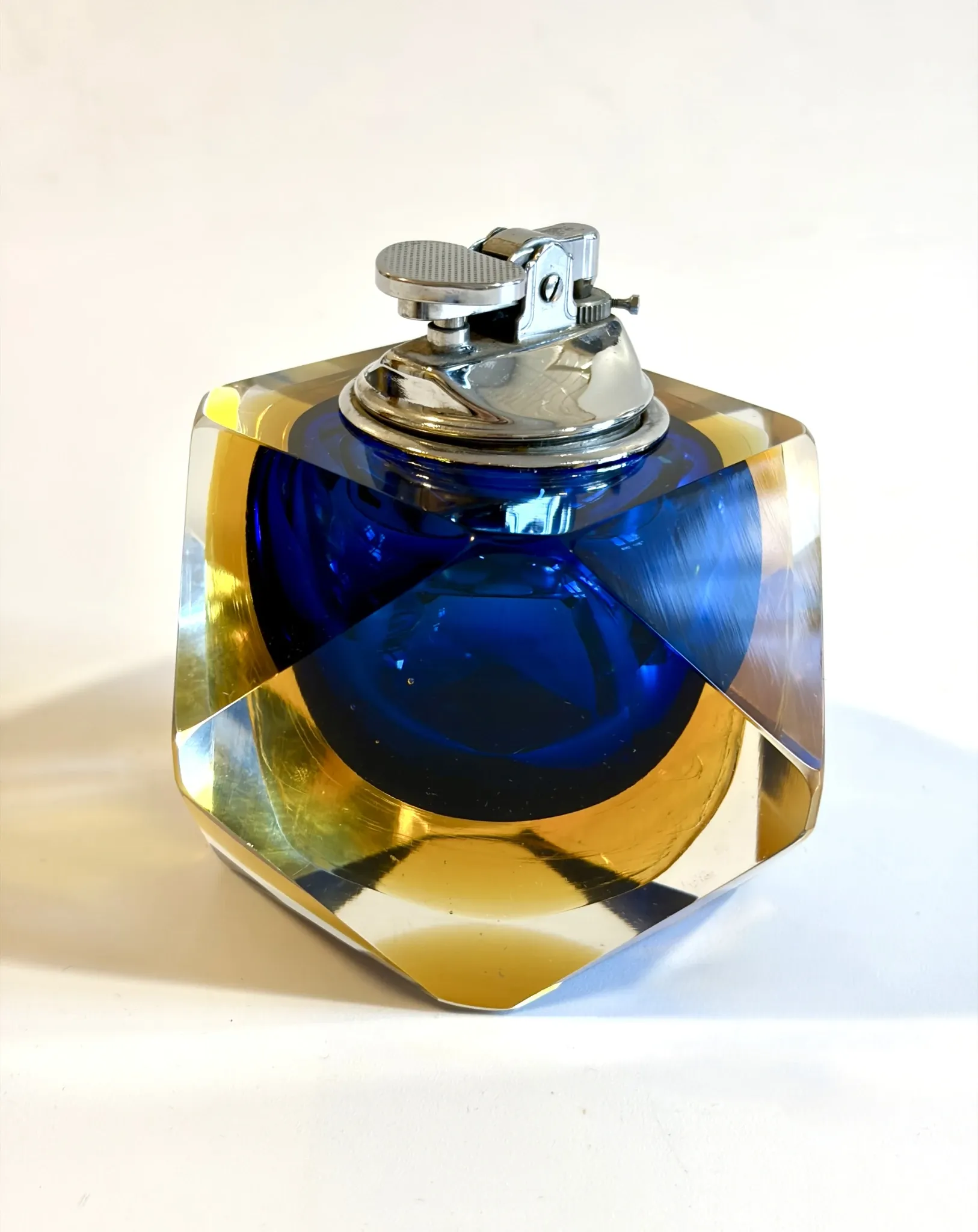Vintage Murano Sommerso Table Lighter