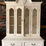 2-part ecru wooden dresser