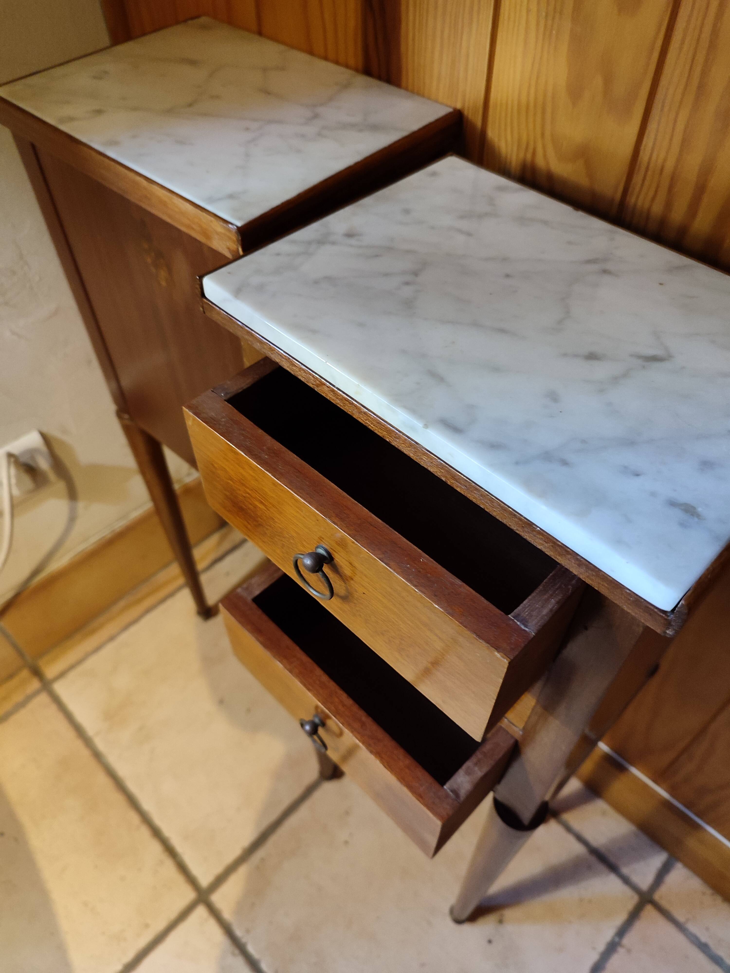 Pair of bedside tables