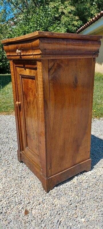 Rare console table / somno in solid walnut (19th century) – charm & raw authenticity