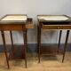 Paire de chevets style Louis XVI en acajou