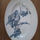 Oval ironstone plate