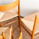Ensemble de 6 chaises CH36 de Hans J. Wegner en chêne, corde danoise