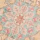 4x7 Red Madallion Turkish Rug 117x225Cm SK 22422