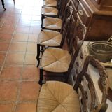 6 chairs louis xv mulch