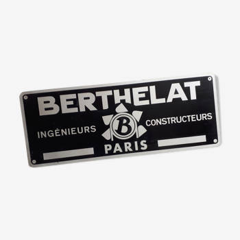 Plaque Berthelat industrielle