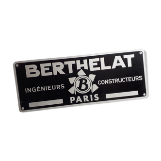 Berthelat industrial plate