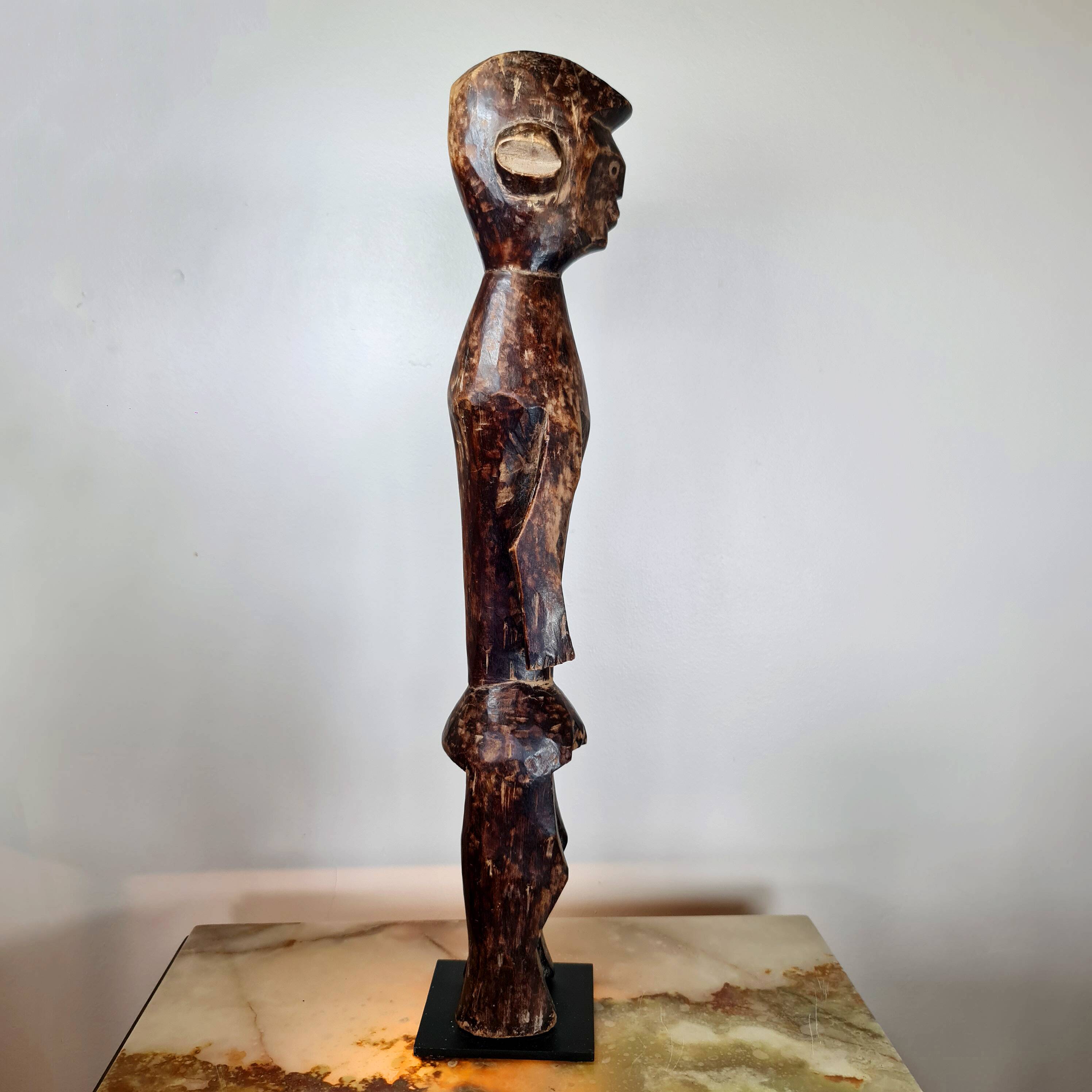 Mumuye statue on base, Height: 53 cm