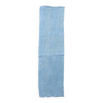Tapis de couloir bleu clair vintage 2x8, 57x203 cm