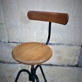 Vintage adjustable workshop chair