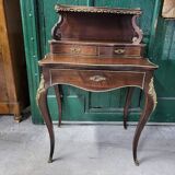 Bureau a gradins ecritoire en palissandre du xix ème siecle