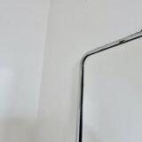 Antique large barber's mirror with chain, 1950s-60s