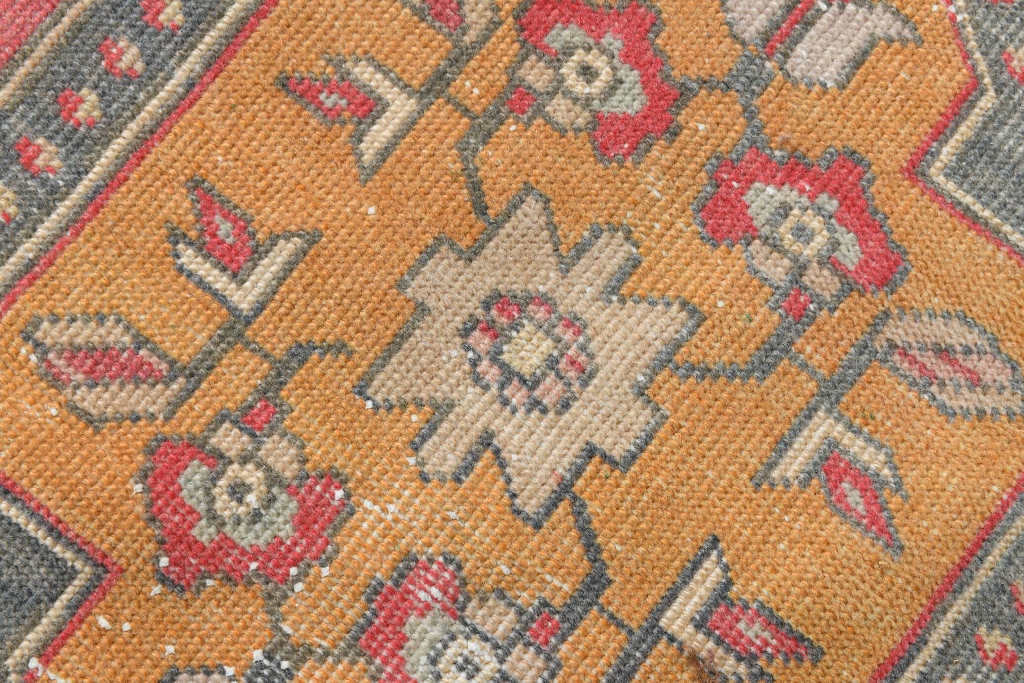 3x9 Red Classic Vintage Persian Runner Rug, 104x280Cm