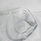 Empty glass pocket with geometric decoration