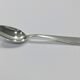 12 art deco mocha spoons made of silver metal