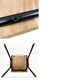 Chaise d’école vintage en bois et métal – style industriel, années 60