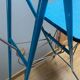Side table or support for video projector in blue formica