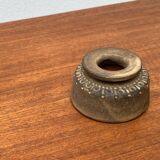 Brutalist mid-century studio pottery vase by Johannes Lessmann for Keramische Werkstatt Margaretenhöhe, Essen.