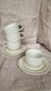 Lot de 4 tasses à café en grès moucheté