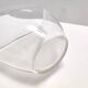 Transparent Hand-Blown Murano Glass Vase, Italy