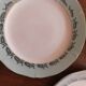 Set of 7 "Picardie" plates from Ceranord in semi-porcelain.