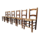 Farmhouse dining chairs, Spain 1970s