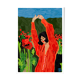 Illustration fleurs rouges