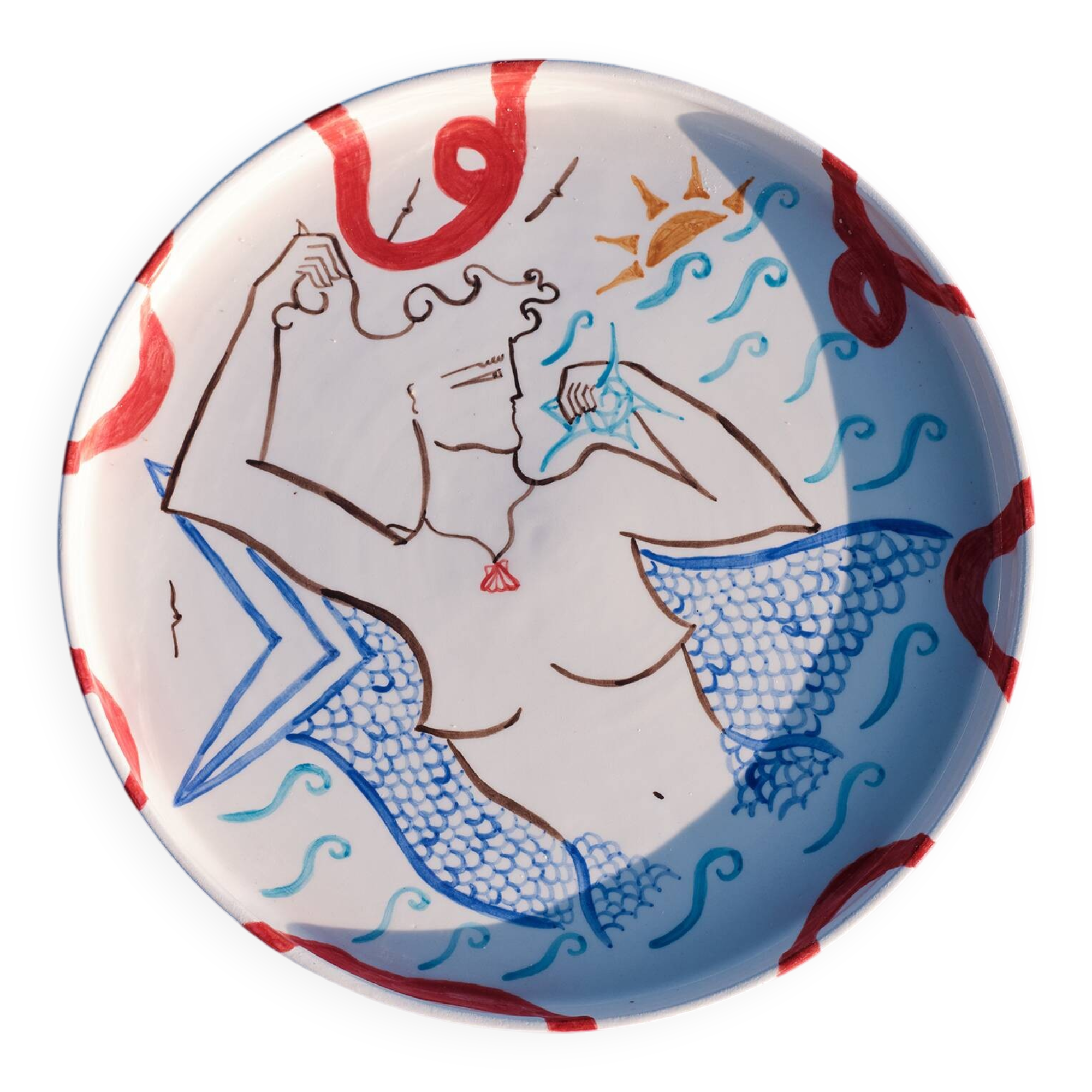 Siren - ceramic platter